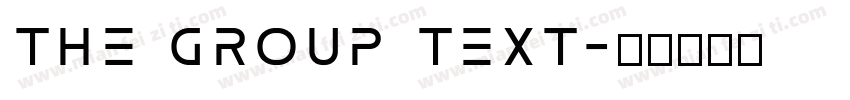 the group text字体转换